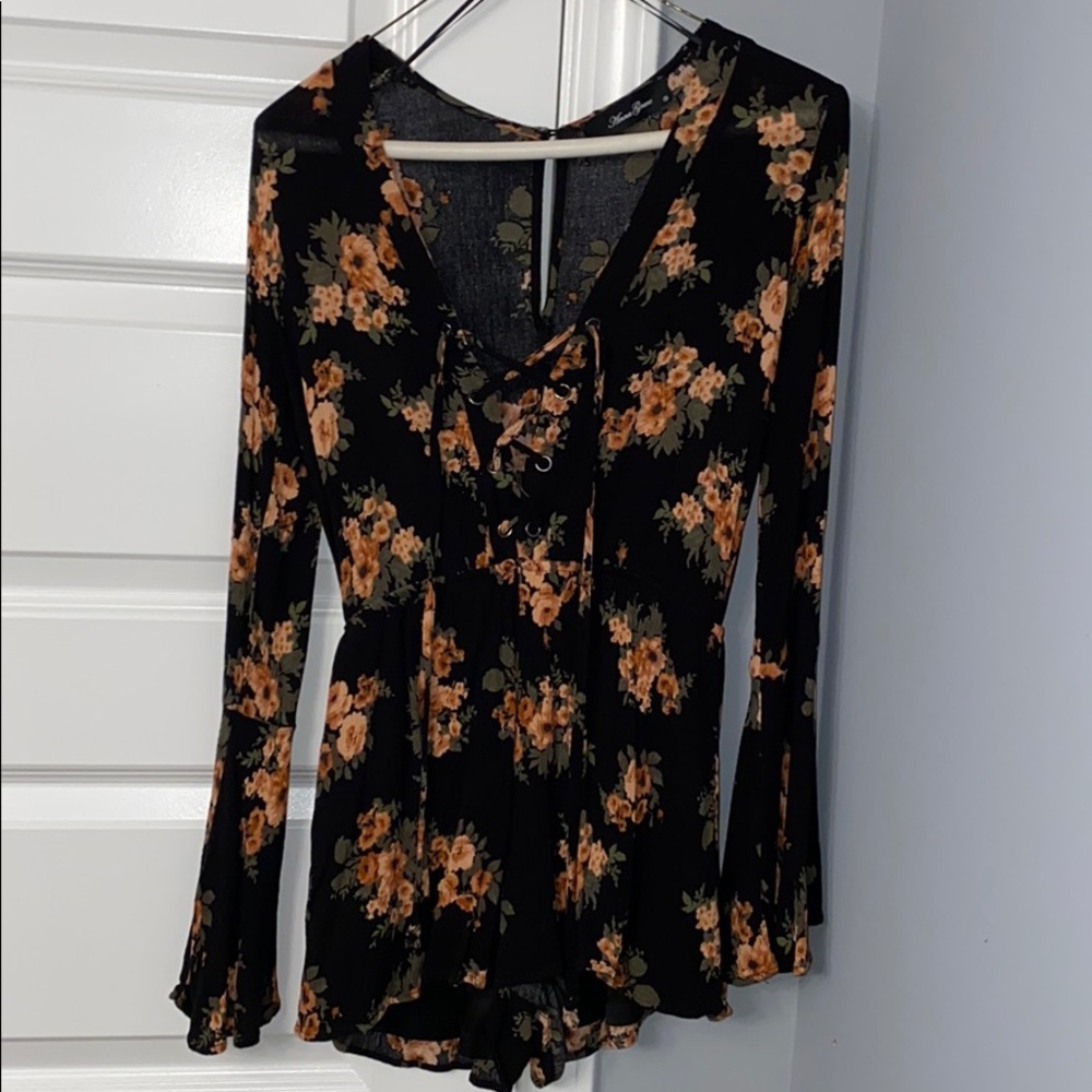 long sleeve romper
